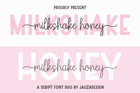 Milkshakehoney Font